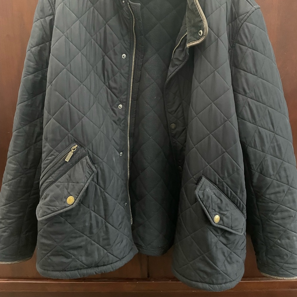 Barbour Quilted Black Jacket